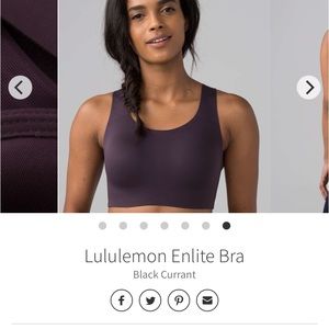 Lululemon Enlite Bra
Black Currant